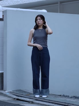 オトネさん（骨格ナチュラル・レディース・166cm）の秋コーディネート
