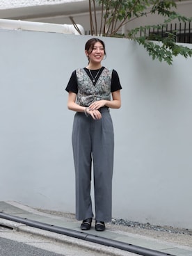 「アイテム（リング）」を使った、オトネさん（レディース・166cm・20代）の秋コーディネート