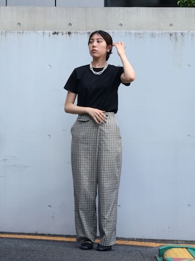 「アイテム（リング）」を使った、オトネさん（レディース・166cm・20代）の夏コーディネート