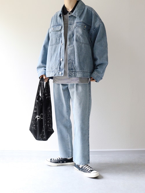 RUUBON】 12.5oz wide denim jacket / 12.5oz ワイドデニムジャケット