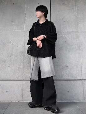 「GRANCY（グランシー）のアイテム」を使った、Hiromuさん（メンズ・180cm）の夏コーディネート