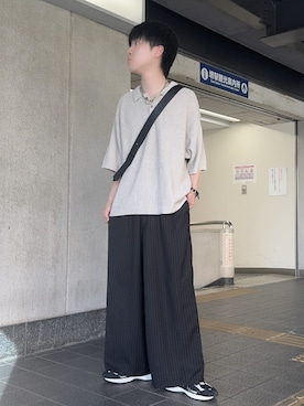 「CIYOT（シヨウト）のアイテム」を使った、Hiromuさん（メンズ・180cm）の夏コーディネート