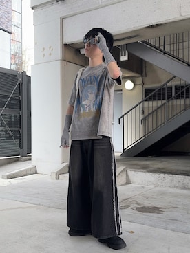 「c.u.l（シーユーエル）のアイテム」を使った、Hiromuさん（メンズ・180cm）の春コーディネート