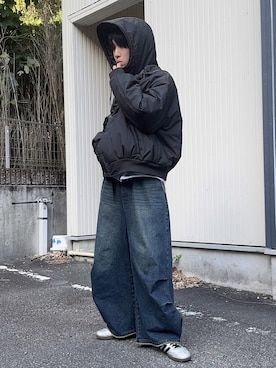 「アイテム（ブルゾン）」を使った、Hiromuさん（メンズ・180cm）の秋コーディネート