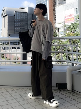 Hiromuさん（メンズ・180cm）の秋コーディネート