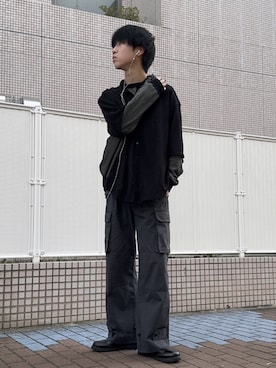 「OUAT（オーユーエーティー）のアイテム」を使った、Hiromuさん（メンズ・180cm）の春コーディネート