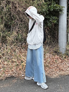 「Starting Over（スターティングオーバー）のアイテム」を使った、Hiromuさん（メンズ・180cm）の秋コーディネート