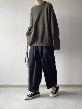 Hiromuさん（メンズ・180cm）の冬コーディネート