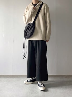 Hiromuさん（メンズ・180cm）の冬コーディネート