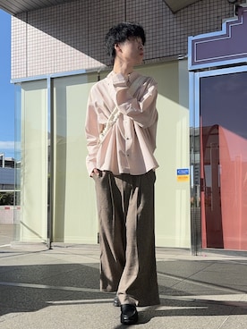 「CASPER JOHN（キャスパージョン）のアイテム」を使った、Hiromuさん（メンズ・180cm）の夏コーディネート