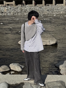 Hiromuさん（メンズ・180cm）の春コーディネート