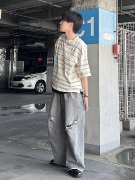 Hiromuさん（メンズ・180cm）の春コーディネート
