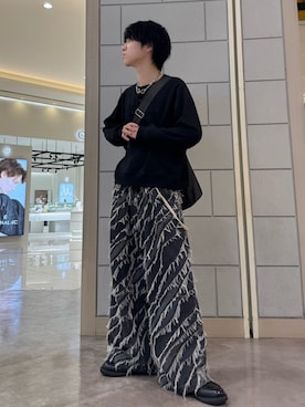 「CASPER JOHN（キャスパージョン）のアイテム」を使った、Hiromuさん（メンズ・180cm）の秋コーディネート