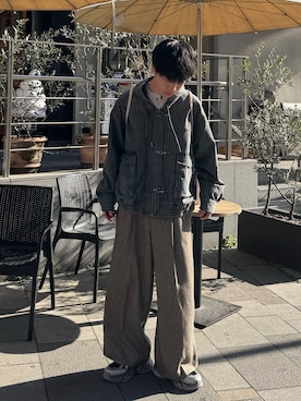 Hiromuさん（メンズ・180cm）の冬コーディネート