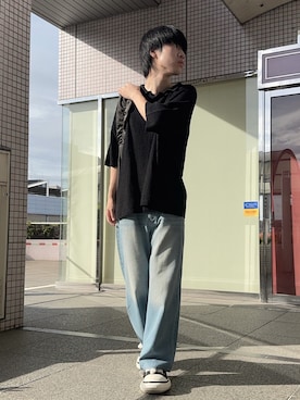 「OUAT（オーユーエーティー）のアイテム」を使った、Hiromuさん（メンズ・180cm）の夏コーディネート