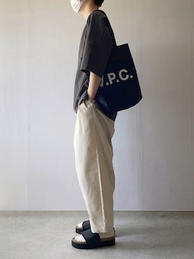 「ごきげんウィーク」｜「アイテム（その他シューズ）」を使った、Hiromuさん（メンズ・180cm）の春コーディネート