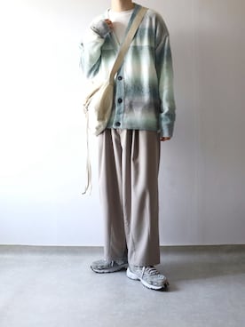 「Confirm（コンファーム）のアイテム」を使った、Hiromuさん（メンズ・180cm）の冬コーディネート