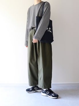 Hiromuさんの（A.P.C. | アーペーセー）を使ったコーディネート