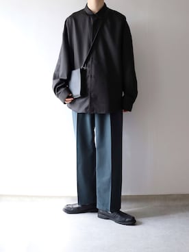 「JULLIN（ユリン）のアイテム」を使った、Hiromuさん（メンズ・180cm）の春コーディネート