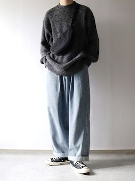 Hiromuさん（メンズ・180cm）の冬コーディネート