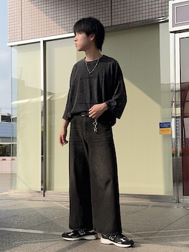 「JIEDA（ジエダ）のアイテム」を使った、Hiromuさん（メンズ・180cm）の夏コーディネート