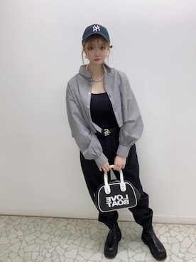 「SPINNS(スピンズ)のアイテム(キャミソール)」を使った、メグミさん(レディース・159cm)の春コーディネート