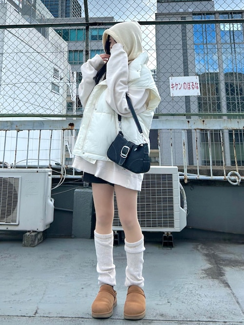 asuka｜SPINNSのダウンベストを使ったコーディネート - WEAR