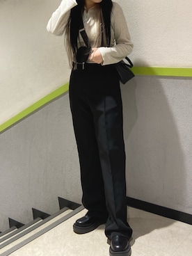 asukaさん（レディース・155cm）の冬コーディネート