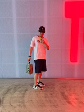 「アイテム（キャップ）」を使った、hk1074さん（メンズ・172cm・20代）の夏コーディネート