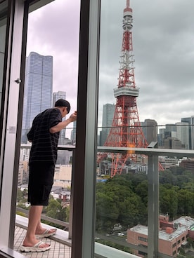 「ENNOY（エンノイ）のアイテム」を使った、hk1074さん（メンズ・172cm）の夏コーディネート