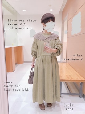 「KOOS（コース）のアイテム」を使った、haru061623さん（レディース・154cm）の秋コーディネート