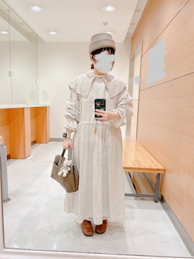 「KOOS（コース）のアイテム」を使った、haru061623さん（レディース・154cm）の冬コーディネート