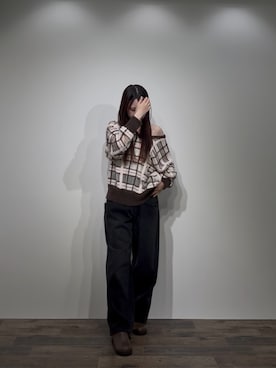 「アイテム（スリッポン）」を使った、hmyさん（レディース・159cm）の夏コーディネート