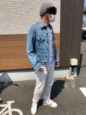 デニムジャケットを使った マリンスタイル のメンズ人気ファッションコーディネート Wear