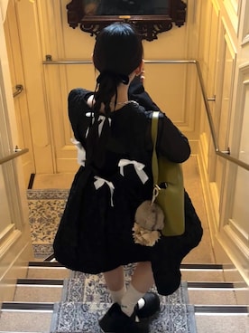 「アイテム（バレエシューズ）」を使った、ramuさん（レディース・147cm）の秋コーディネート