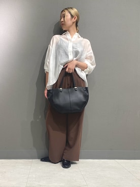 「RODE SKO」｜「アイテム（ローファー）」を使った、takeさん（レディース・158cm）の夏コーディネート