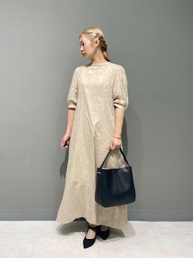 「RODE SKO（ロデスコ）のワンハンドル3WAYバッグ（ハンドバッグ）」を使った、takeさん（レディース・158cm）の夏コーディネート