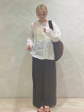「ブラウンカラー」｜takeさん（レディース・158cm）の春コーディネート