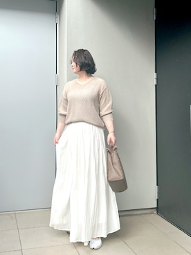 「FRAMeWORK（フレームワーク）のアイテム」を使った、kumikoさん（レディース・165cm）の春コーディネート