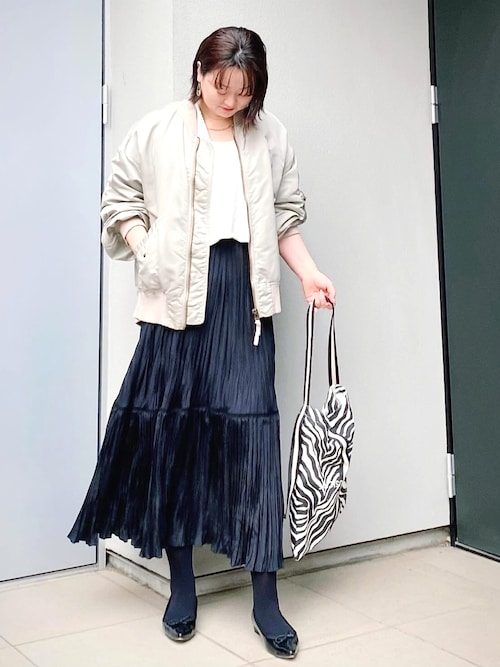プラージュ ワッシャーティアードスカート 38 ブラック plage