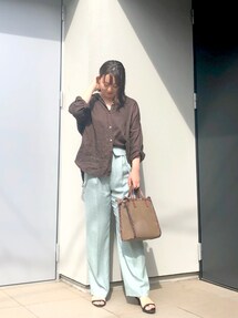 Spick & Span（スピックアンドスパン）の「リネンビッグシャツ2 