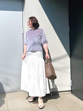 「IENA（イエナ）のアイテム」を使った、kumikoさん（レディース・165cm）の夏コーディネート