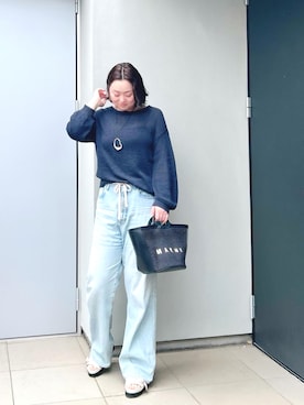「MARNI（マルニ）のアイテム」を使った、kumikoさん（レディース・165cm）の春コーディネート