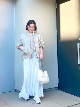 「FRAMeWORK（フレームワーク）のアイテム」を使った、kumikoさん（レディース・165cm）の冬コーディネート