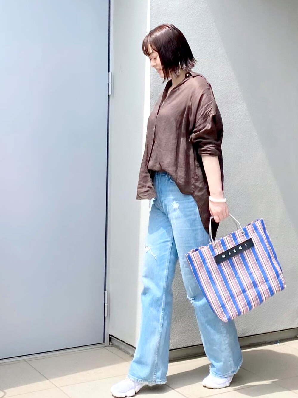 Spick & Span（スピックアンドスパン）の「リネンビッグシャツ2 