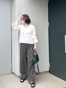 「suicoke（スイコック）のアイテム」を使った、kumikoさん（レディース・165cm）の夏コーディネート