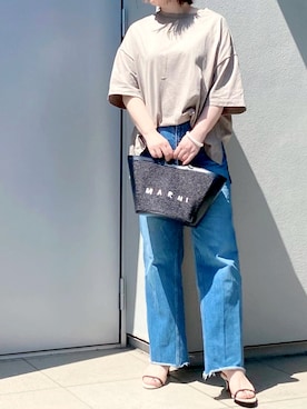 「Whim Gazette（ウィムガゼット）のアイテム（アクセサリー）」を使った、kumikoさん（レディース・165cm）の春コーディネート