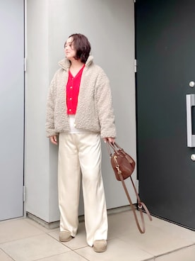 「FRAMeWORK（フレームワーク）のアイテム」を使った、kumikoさん（レディース・165cm）の冬コーディネート