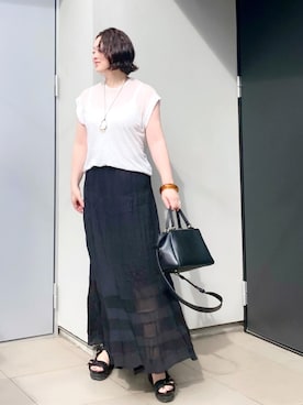 「UNITED ARROWS（ユナイテッドアローズ）のアイテム」を使った、kumikoさん（レディース・165cm）の秋コーディネート