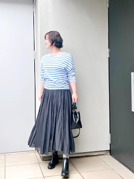 「IENA（イエナ）のアイテム（バッグ）」を使った、kumikoさん（レディース・165cm）の夏コーディネート